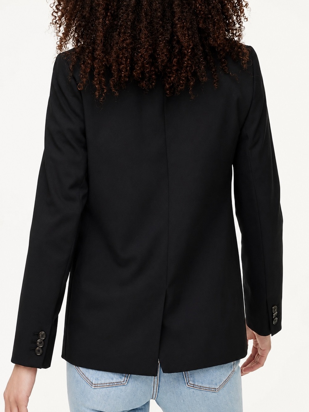 J.Crew Factory One-Button Black Blazer Size 4 NWT Stretch Career Jacket - Picture 2 of 11